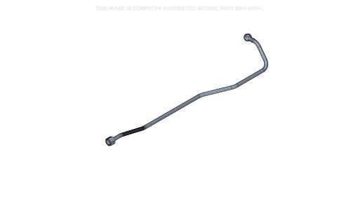 87546195 - OEM RIGHT-HAND AXLE COOLER TUBE 0.625" OD - CASE CONSTRUCTION