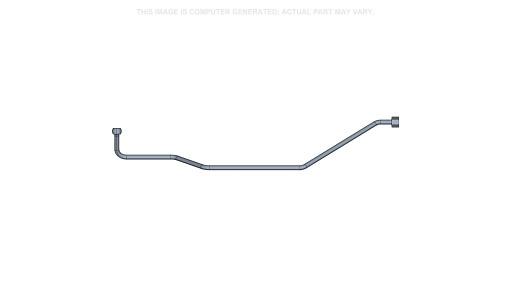 87546195 - OEM RIGHT-HAND AXLE COOLER TUBE 0.625" OD - CASE CONSTRUCTION