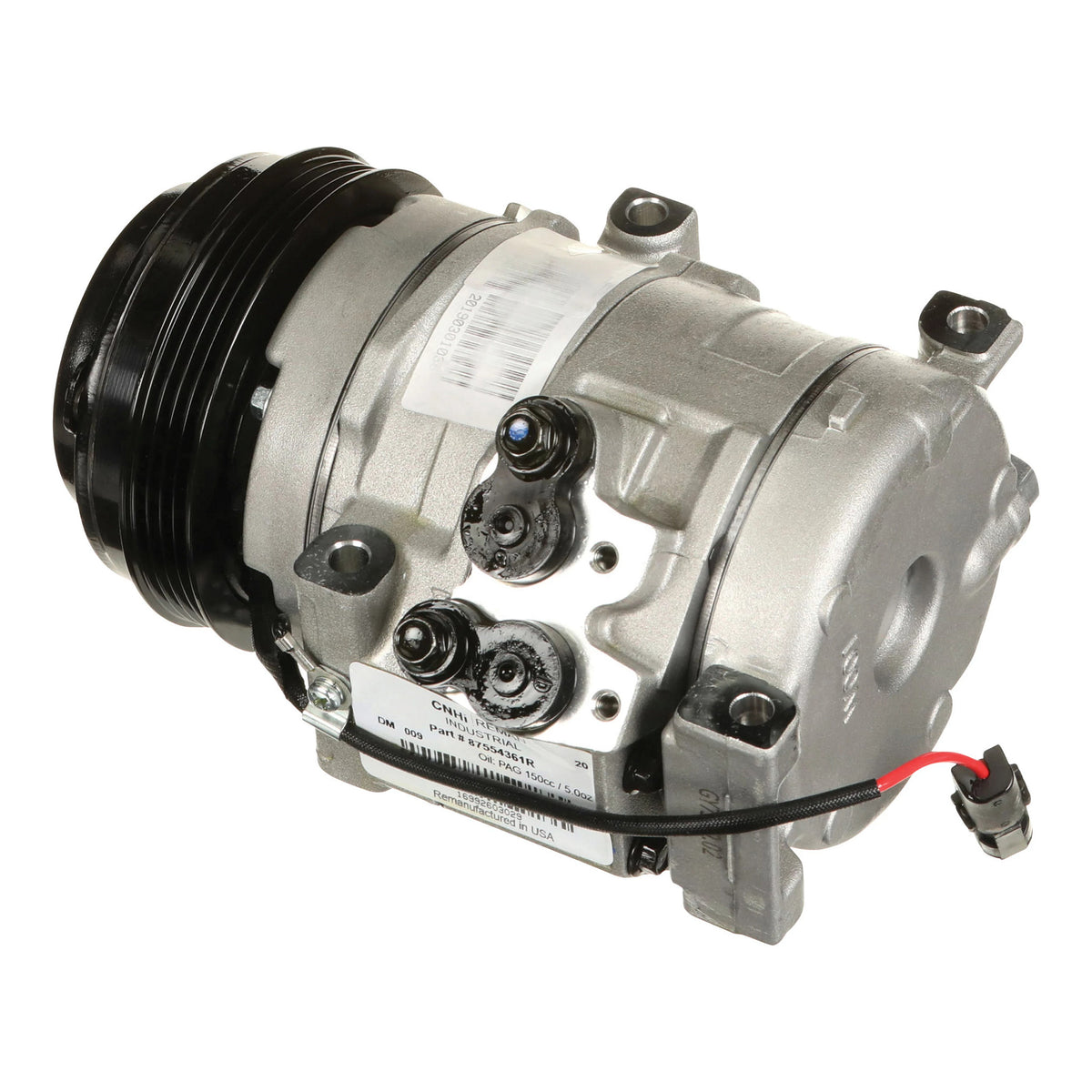 87554361R - OEM REMANUFACTURED AC COMPRESSOR - CASE CONSTRUCTION