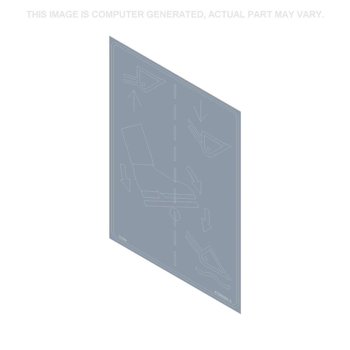 87586484 - OEM DECAL - CASE CONSTRUCTION