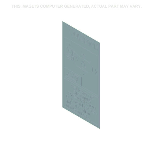 87597329 - OEM WARNING DECAL - CASE CONSTRUCTION