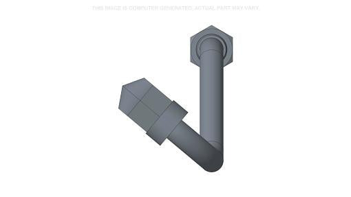 87616860 - OEM HYDRAULIC LIFT TUBE RIGID 14 MM ID X 16 MM OD - CASE CONSTRUCTION