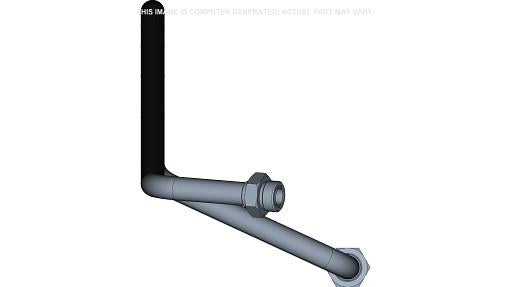 87623304 - OEM FRONT-WHEEL DRIVE HYDRAULIC CIRCUIT TUBE 25 MM ID X 28 MM OD - CASE CONSTRUCTION
