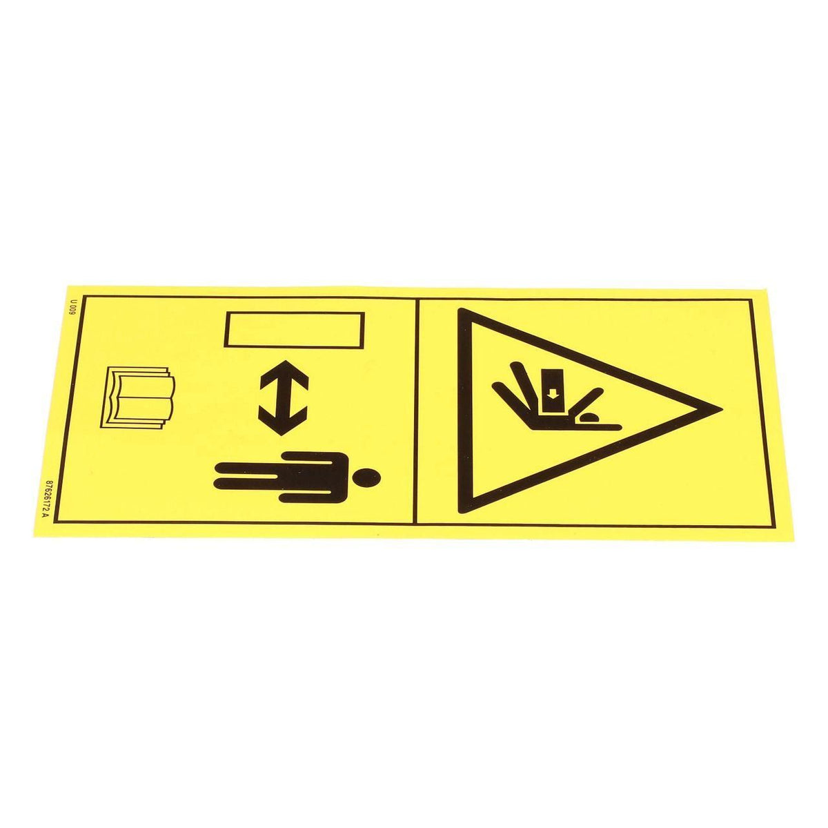 87626172 - OEM WARNING DECAL - CASE CONSTRUCTION