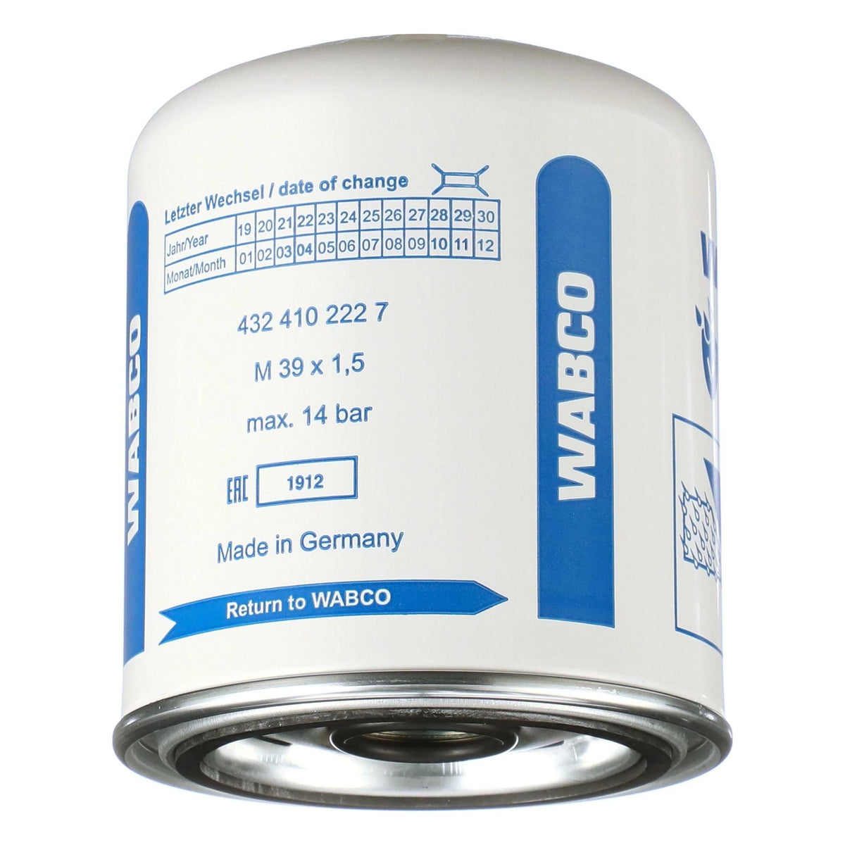 87638772 - OEM AIR DRYER CARTRIDGE 140MM OD X 164MM L - CASE CONSTRUCTION