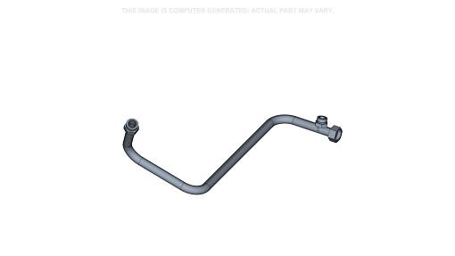 87638995 - OEM LIFT CYLINDER ROD TUBE LEFT-HAND 1.25" OD - CASE CONSTRUCTION