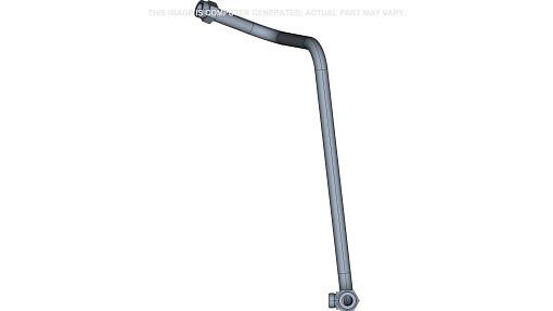 87638997 - OEM LIFT CYLINDER BASE TUBE RIGHT-HAND 1.25" OD - CASE CONSTRUCTION