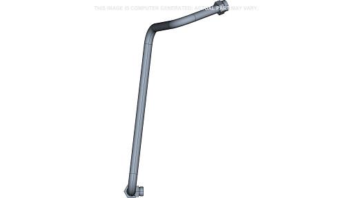 87638997 - OEM LIFT CYLINDER BASE TUBE RIGHT-HAND 1.25" OD - CASE CONSTRUCTION