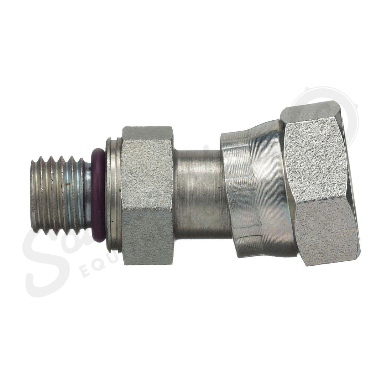 87643580 - OEM HYDRAULIC SWIVEL CONNECTOR M12 X 1.5 ORB - CASE CONSTRUCTION