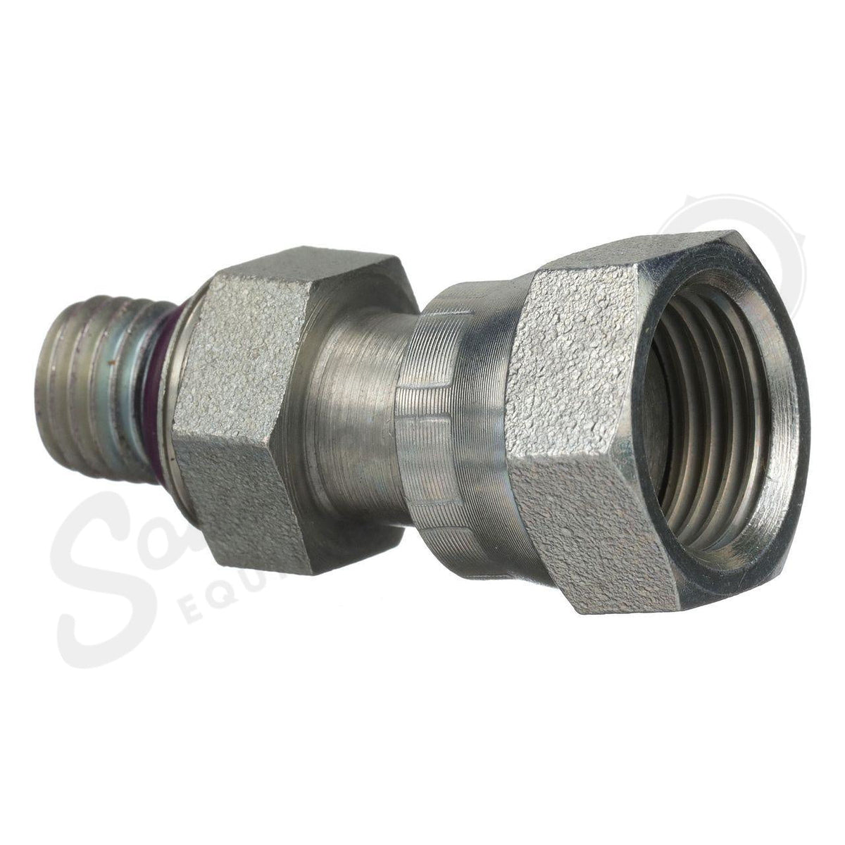 87643580 - OEM HYDRAULIC SWIVEL CONNECTOR M12 X 1.5 ORB - CASE CONSTRUCTION