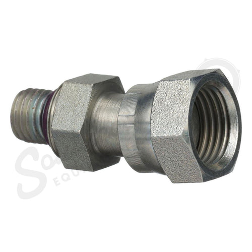 87643580 - OEM HYDRAULIC SWIVEL CONNECTOR M12 X 1.5 ORB - CASE CONSTRUCTION