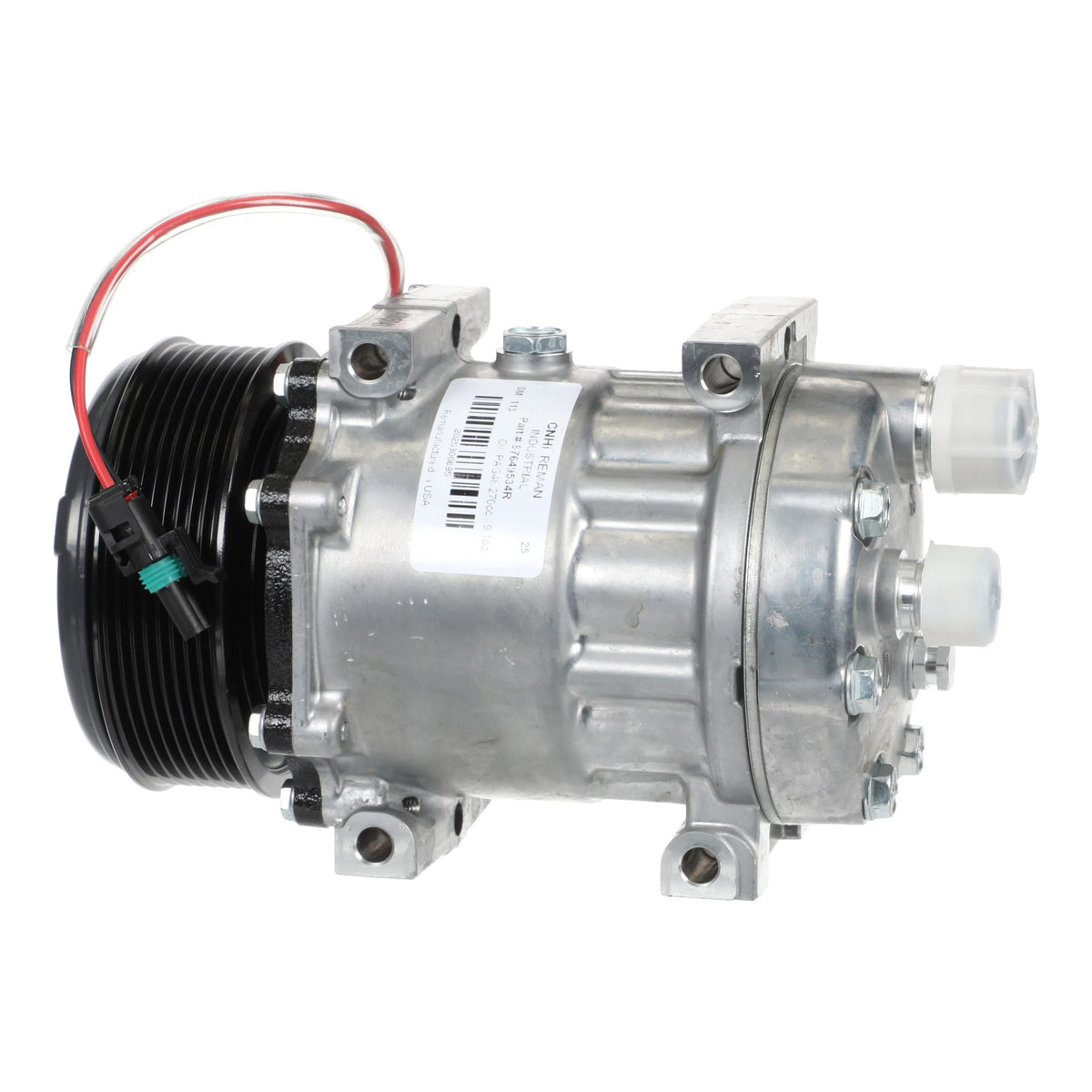 87649534R - OEM REMANUFACTURED AC COMPRESSOR - CASE CONSTRUCTION