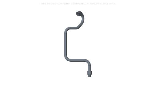 87659250 - OEM OIL COOLER BYPASS TUBE 19.05 MM OD X 459.6 MM L - CASE CONSTRUCTION