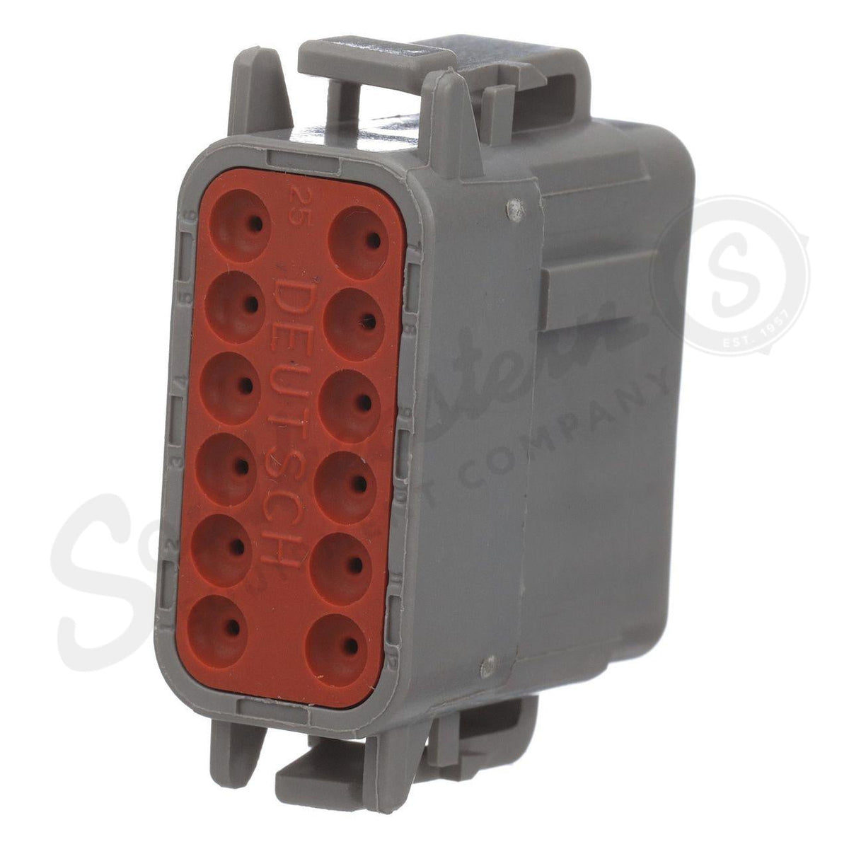 87700156 - OEM ELECTRICAL CONNECTOR 12-CAVITY FEMALE DEUTSCH - CASE CONSTRUCTION