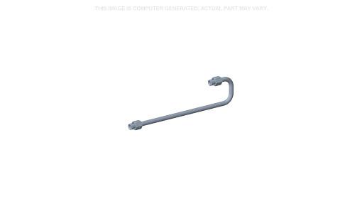 87711363 - OEM LOADER LIFT TUBE 12.7 MM OD X 349 MM L - CASE CONSTRUCTION