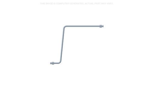 87714068 - OEM LOADER LIFT RAISE TUBE 12.7 MM OD X 504.4 MM L - CASE CONSTRUCTION