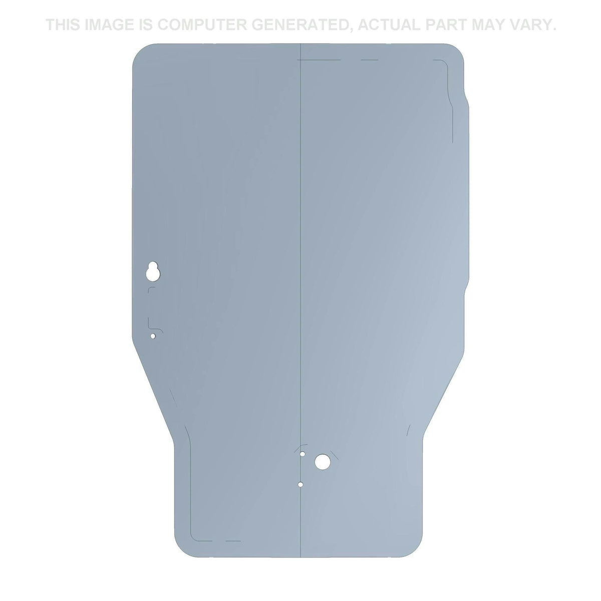 87722341 - OEM FRONT DOOR CAB GLASS - CASE CONSTRUCTION