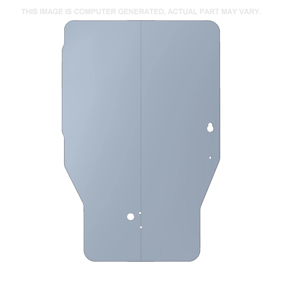 87722341 - OEM FRONT DOOR CAB GLASS - CASE CONSTRUCTION