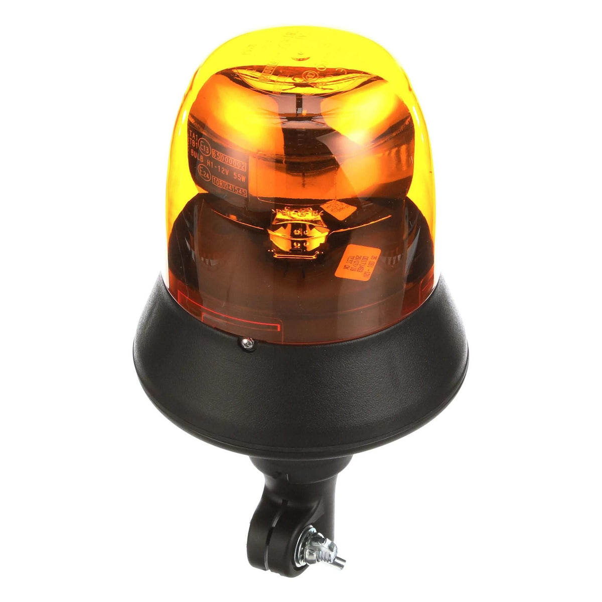 87723255 - OEM FLEXIBLE BASE ROTATING BEACON 12V - 55W 149MM OD X 263MM H - CASE CONSTRUCTION