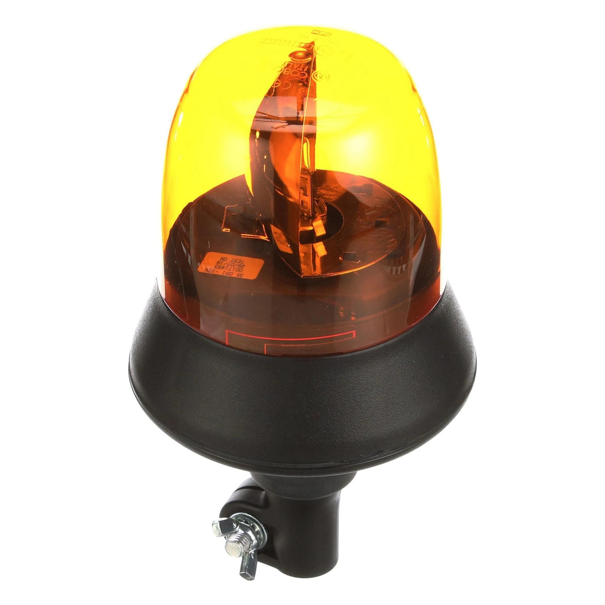 87723255 - OEM FLEXIBLE BASE ROTATING BEACON 12V - 55W 149MM OD X 263MM H - CASE CONSTRUCTION