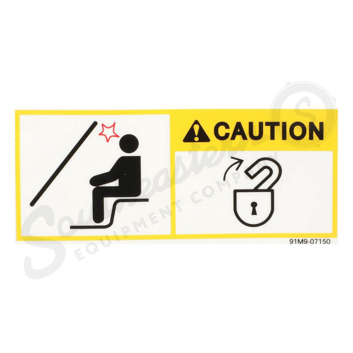 91M9-07150 - OEM DECAL - CASE CONSTRUCTION