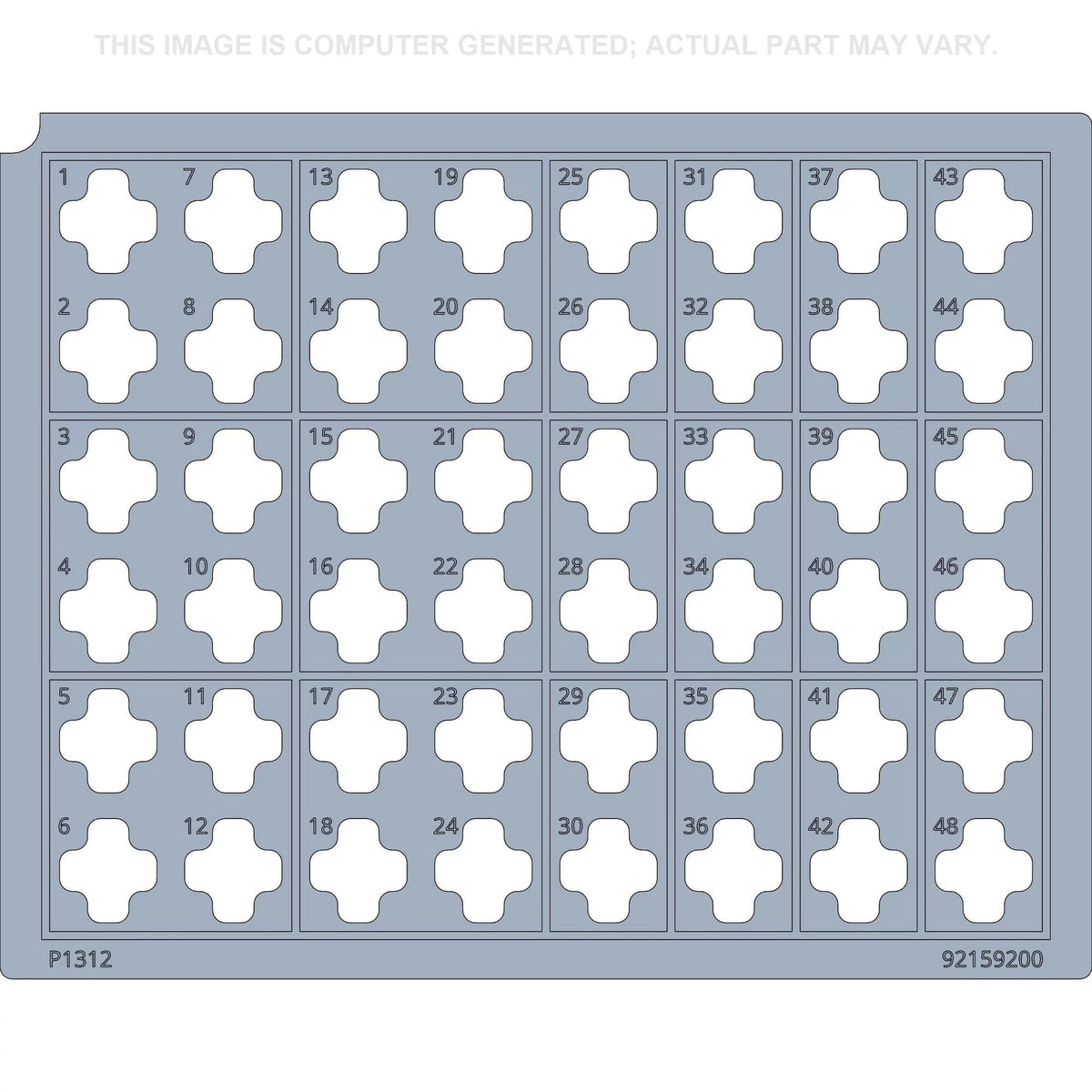92159200 - OEM LABEL - CASE CONSTRUCTION