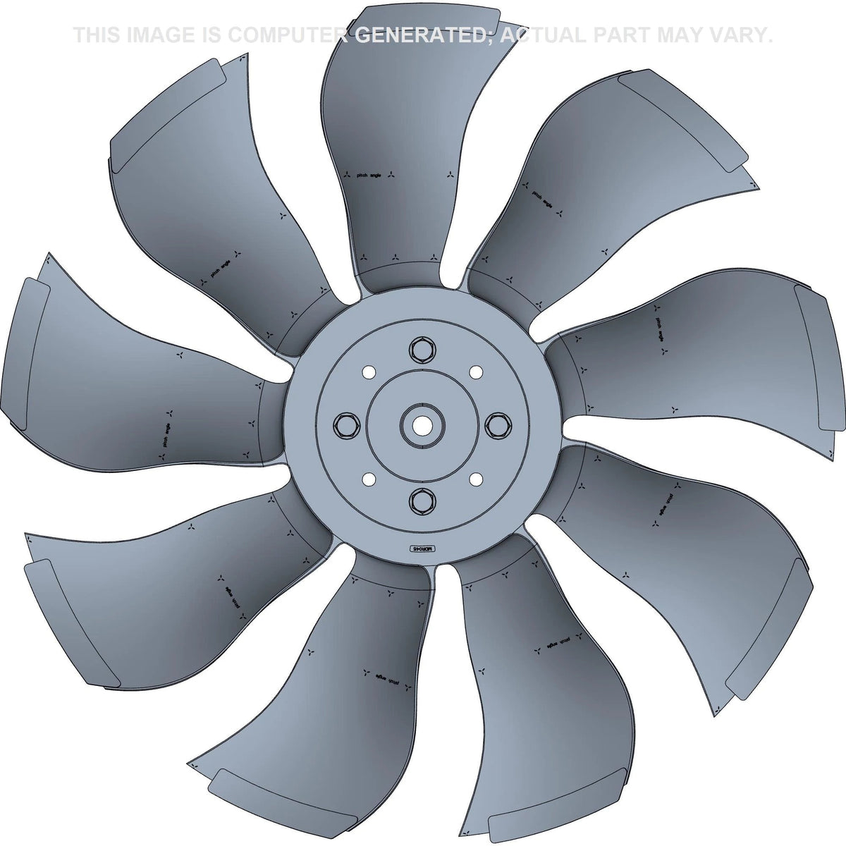 92300224 - OEM FAN - CASE CONSTRUCTION