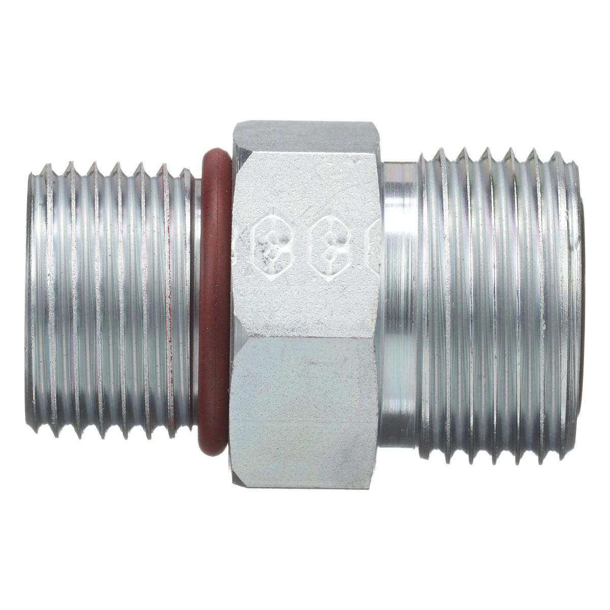 9621483 - OEM HYDRAULIC CONNECTOR FITTING 1IN-14 ORFS X 7/8IN-14 ORB - CASE CONSTRUCTION