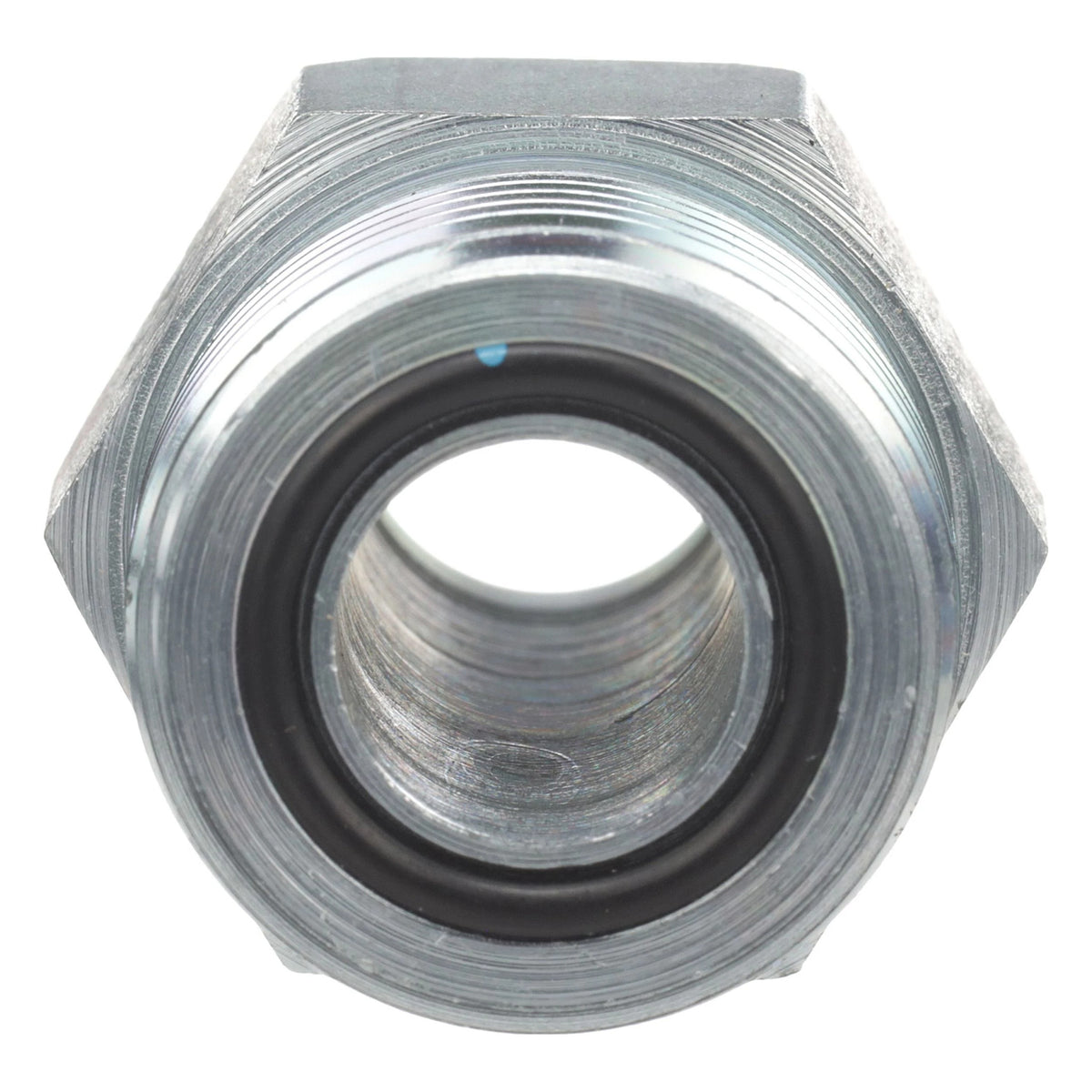 9621483 - OEM HYDRAULIC CONNECTOR FITTING 1IN-14 ORFS X 7/8IN-14 ORB - CASE CONSTRUCTION