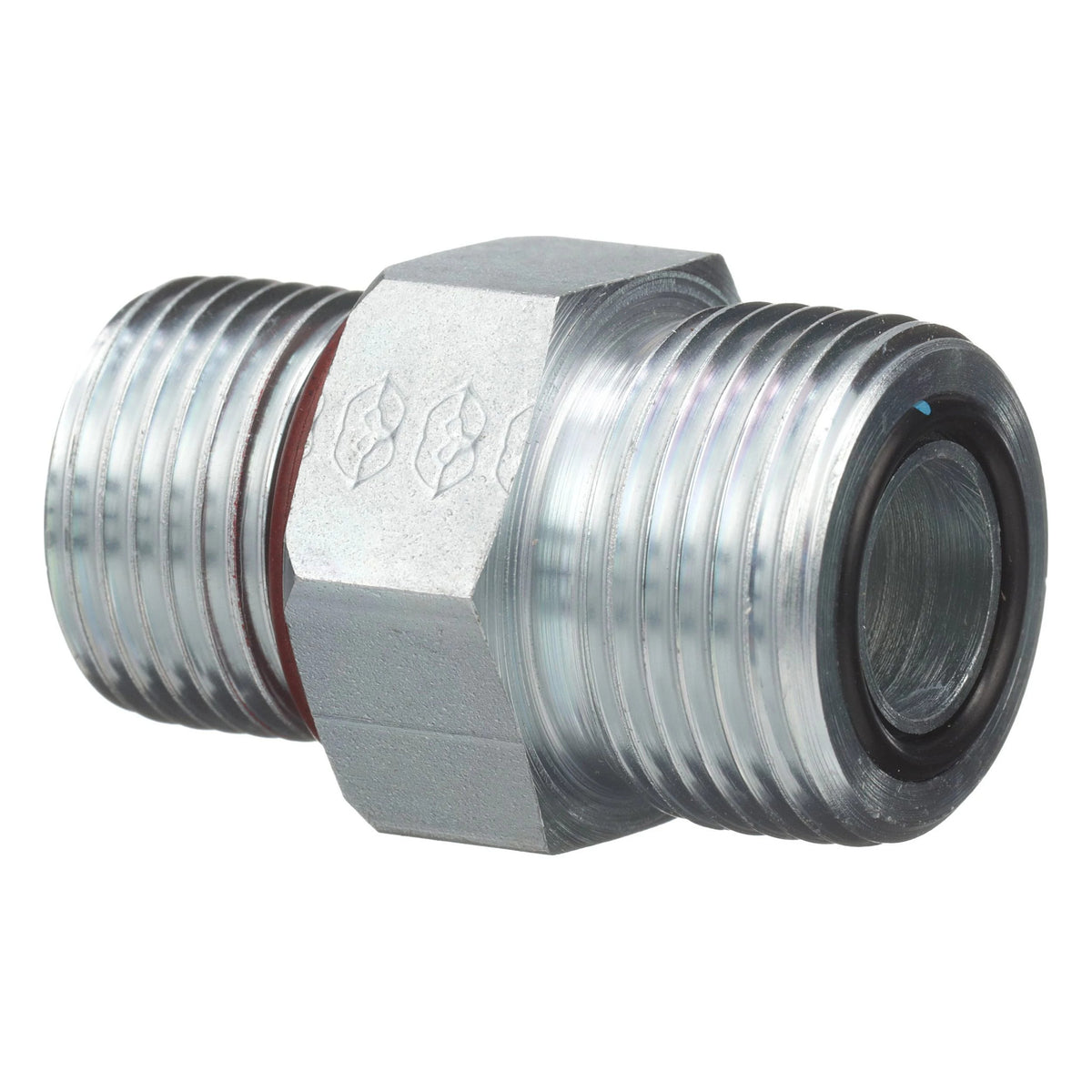 9621483 - OEM HYDRAULIC CONNECTOR FITTING 1IN-14 ORFS X 7/8IN-14 ORB - CASE CONSTRUCTION
