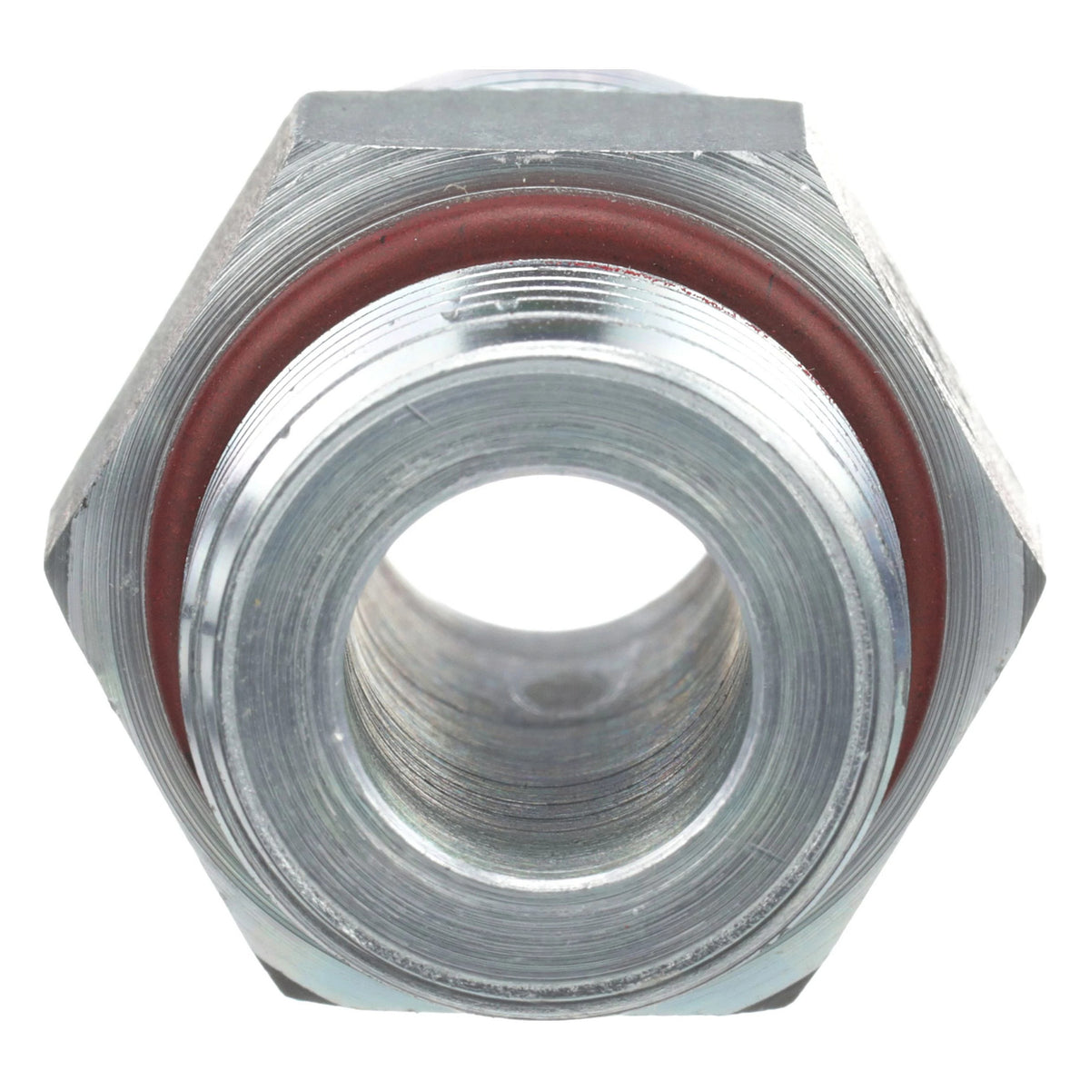 9621483 - OEM HYDRAULIC CONNECTOR FITTING 1IN-14 ORFS X 7/8IN-14 ORB - CASE CONSTRUCTION