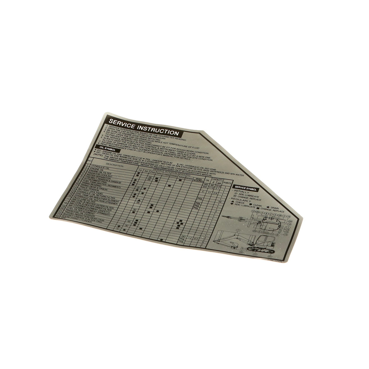 97ML-17174 - OEM DECAL - CASE CONSTRUCTION