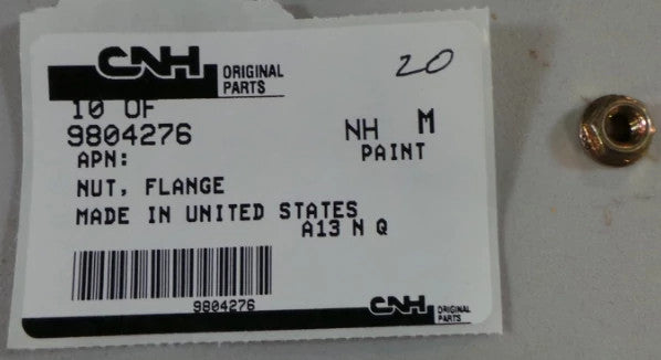 9804276 - OEM FLANGE NUT - CASE CONSTRUCTION