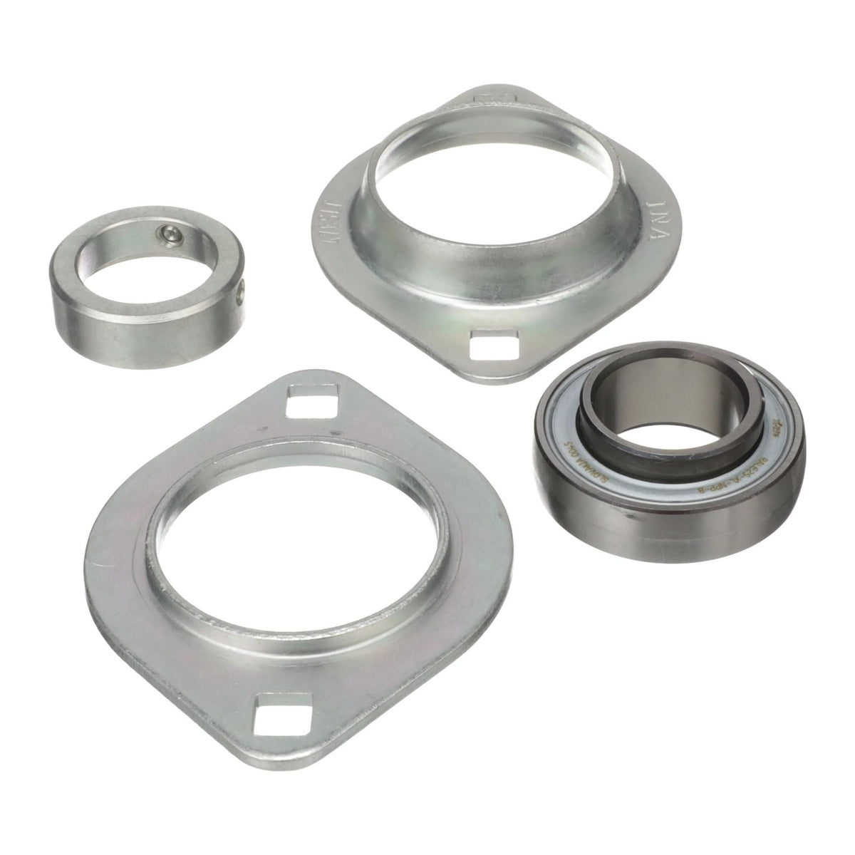 9837806 - OEM 2 BOLT FLANGE BEARING ASSEMBLY w/ COLLAR - CASE CONSTRUCTION