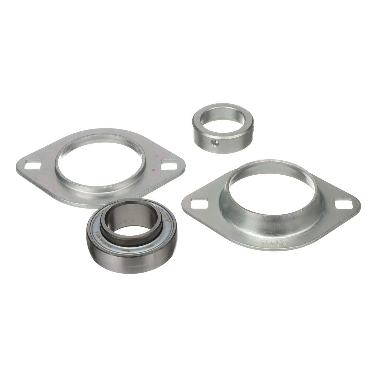 9837806 - OEM 2 BOLT FLANGE BEARING ASSEMBLY w/ COLLAR - CASE CONSTRUCTION
