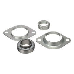 CASE Construction OEM 2 Bolt Flange Bearing Assembly W/ Collar part number 9837806 — image 1 of 5