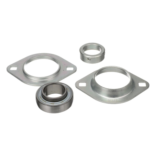 9837806 - OEM 2 BOLT FLANGE BEARING ASSEMBLY w/ COLLAR - CASE CONSTRUCTION