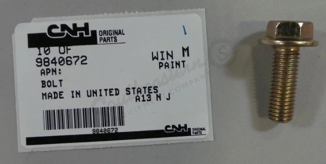 9840672 - OEM BOLT SERRATED CAPSCREW - CASE CONSTRUCTION