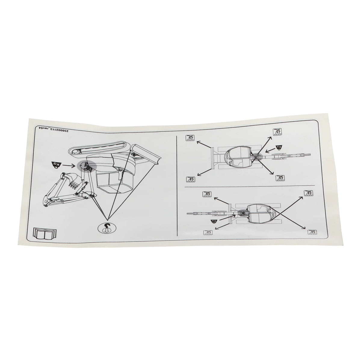 B235002113 - OEM DECAL - CASE CONSTRUCTION