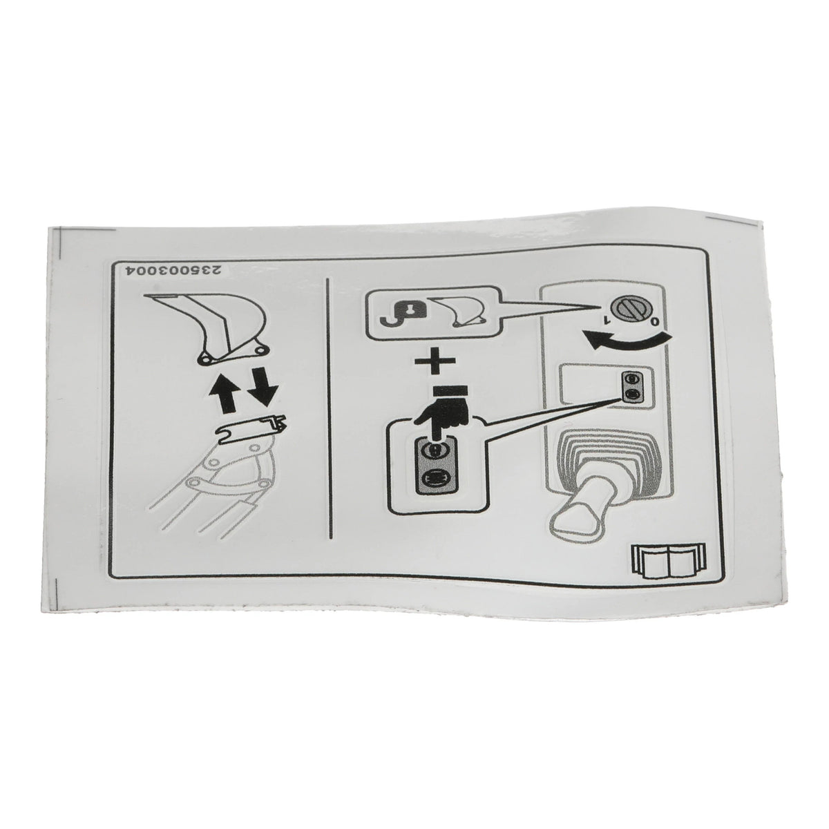 B235003004 - OEM DECAL - CASE CONSTRUCTION