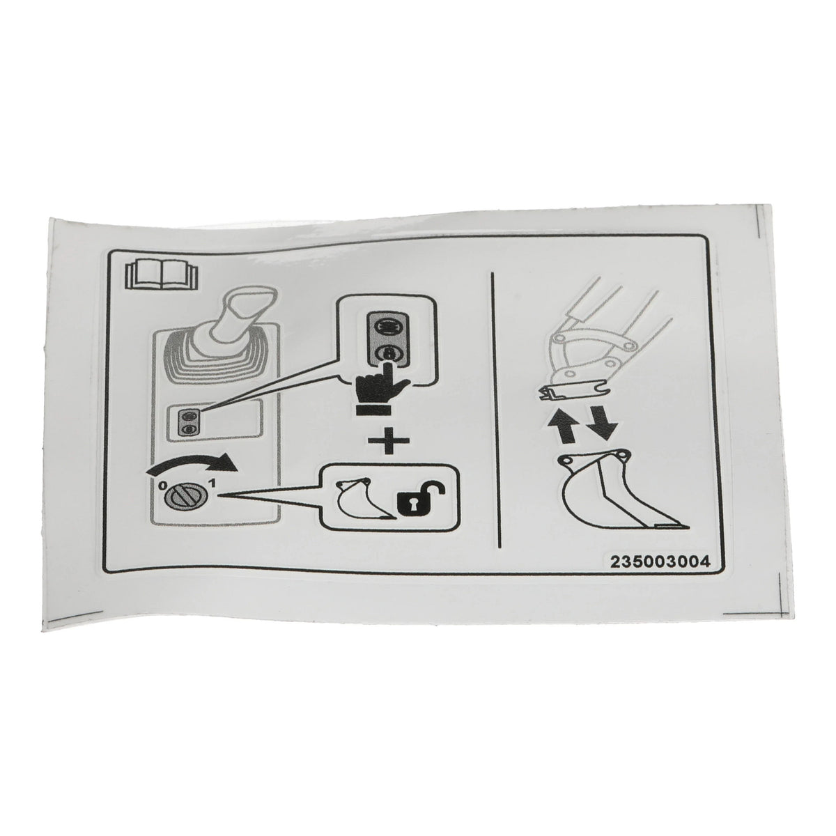 B235003004 - OEM DECAL - CASE CONSTRUCTION