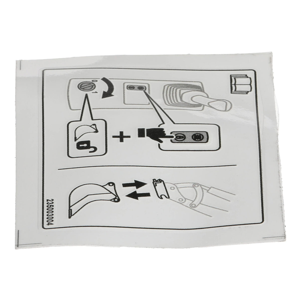 B235003004 - OEM DECAL - CASE CONSTRUCTION