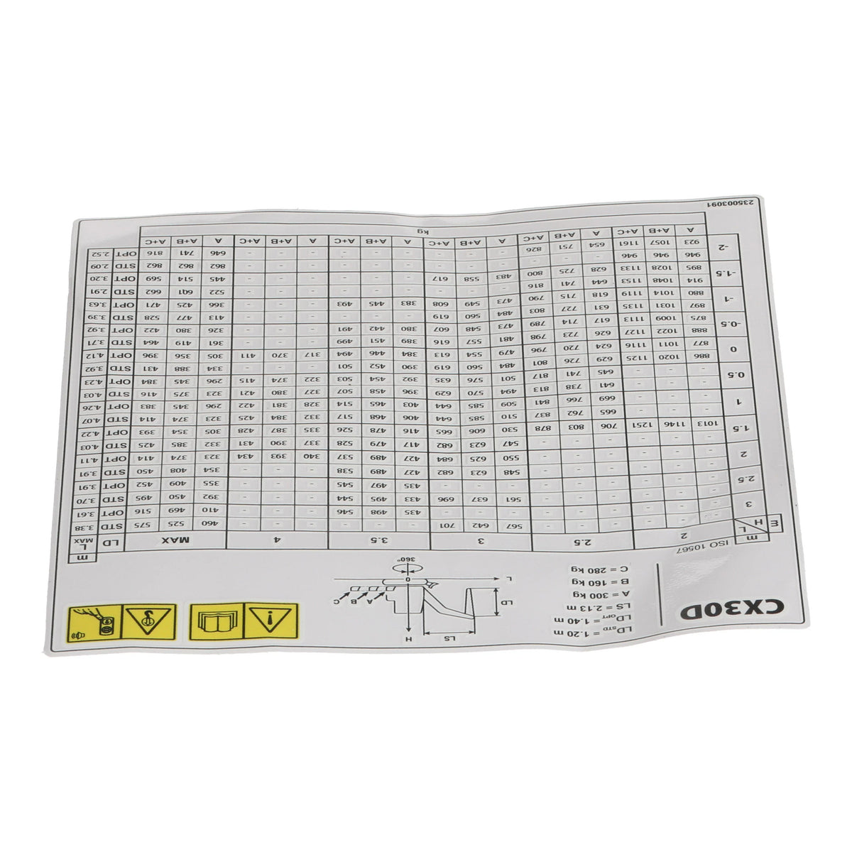 B235003091 - Calcomanía OEM - Case Construction