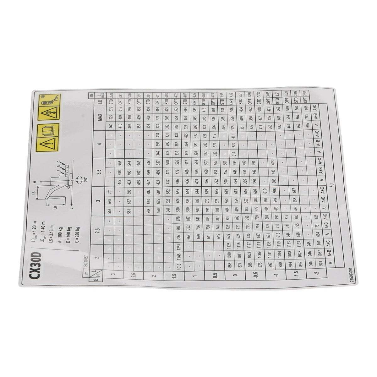 B235003091 - Calcomanía OEM - Case Construction
