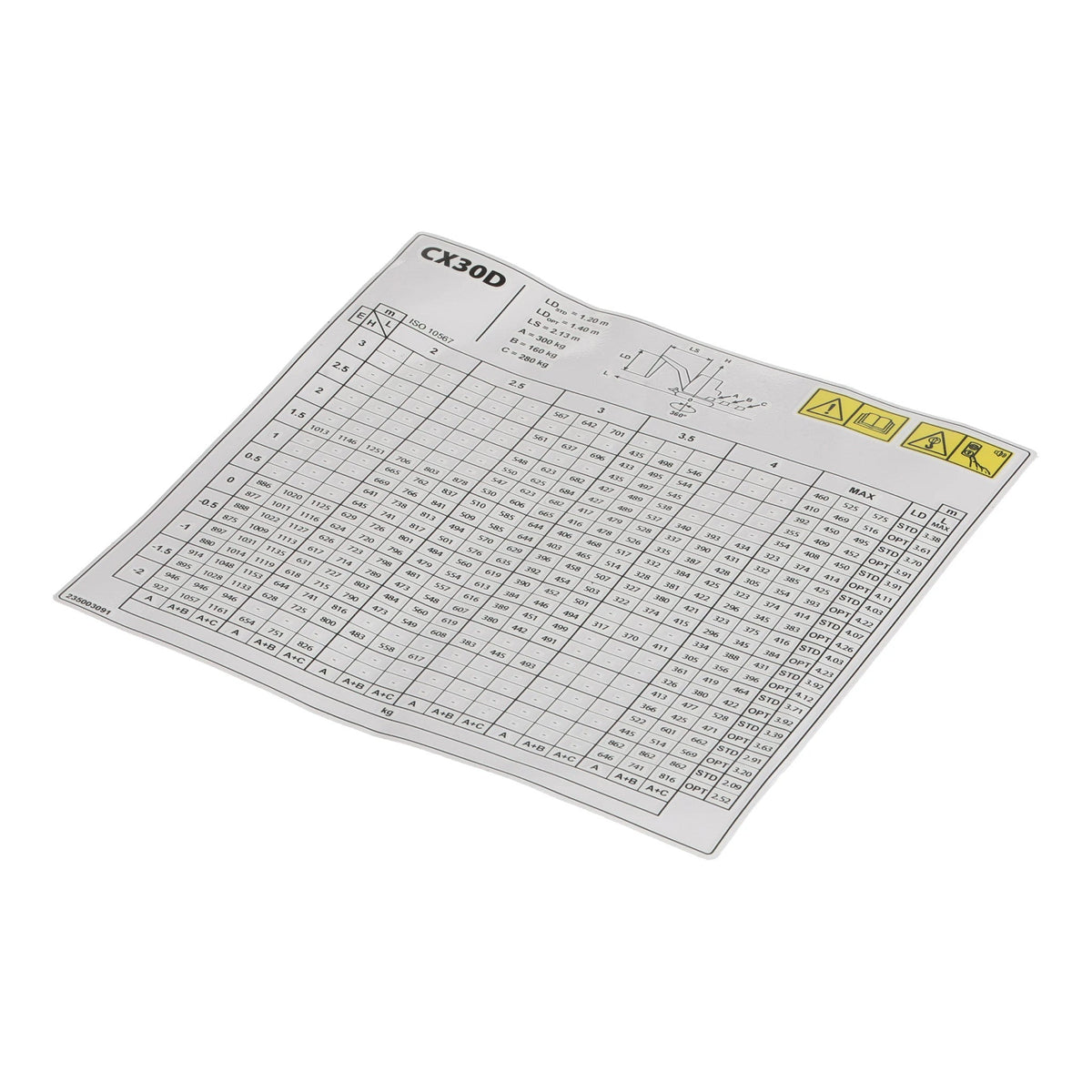 B235003091 - Calcomanía OEM - Case Construction