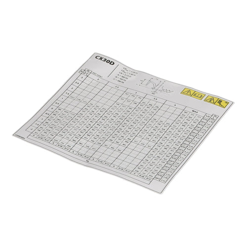B235003091 - OEM DECAL - CASE CONSTRUCTION