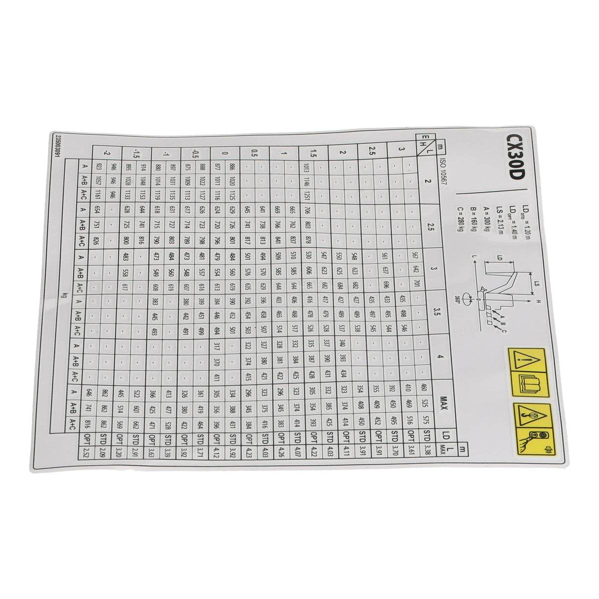 B235003091 - Calcomanía OEM - Case Construction