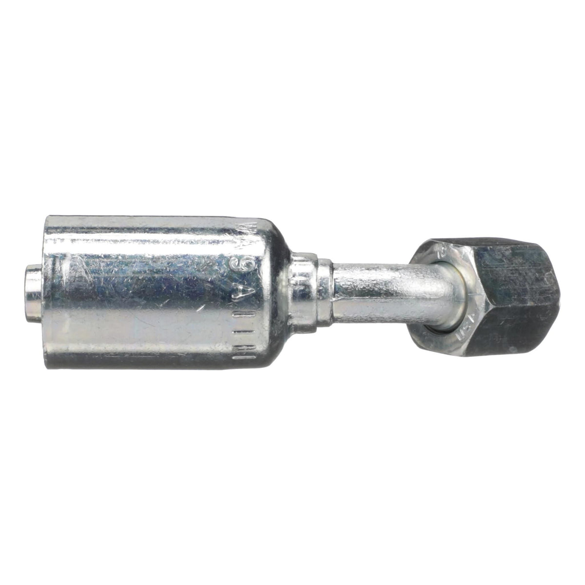 B90775 - OEM HYDRAULIC FITTING FEMALE JIC 37 SWIVEL 45 DEGREE ELBOW - CASE CONSTRUCTION