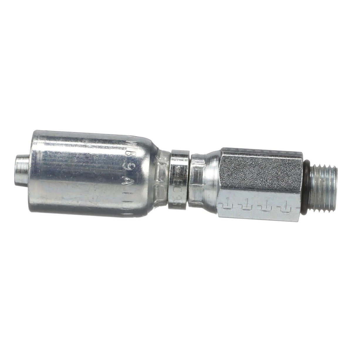 B90781 - OEM HYDRAULIC FITTING MALE SAE STRAIGHT O-RING SWIVEL - CASE CONSTRUCTION