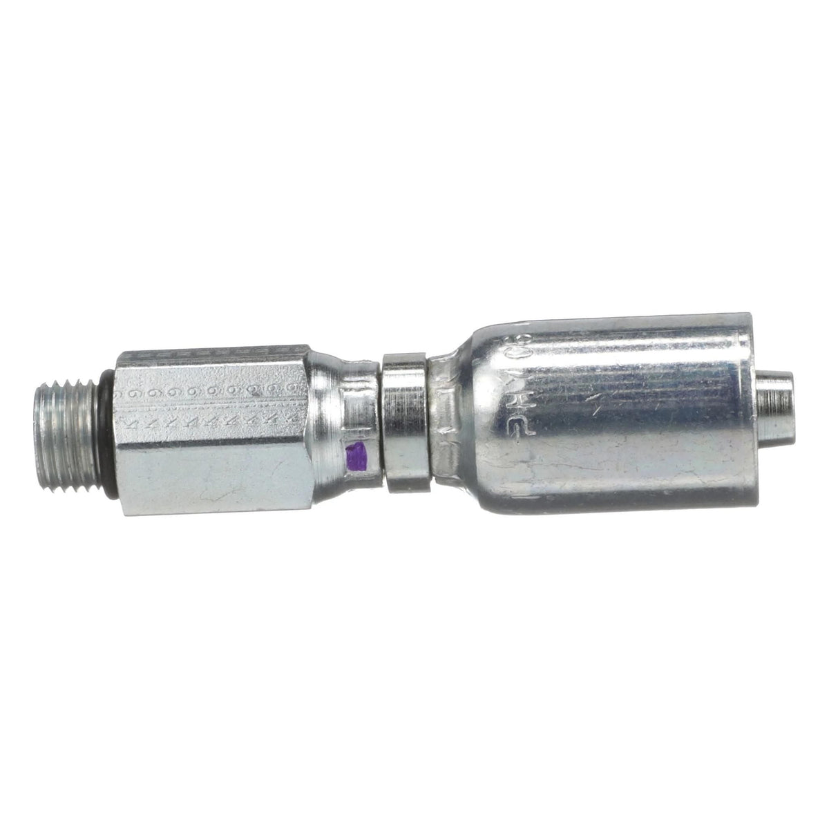 B90781 - OEM HYDRAULIC FITTING MALE SAE STRAIGHT O-RING SWIVEL - CASE CONSTRUCTION
